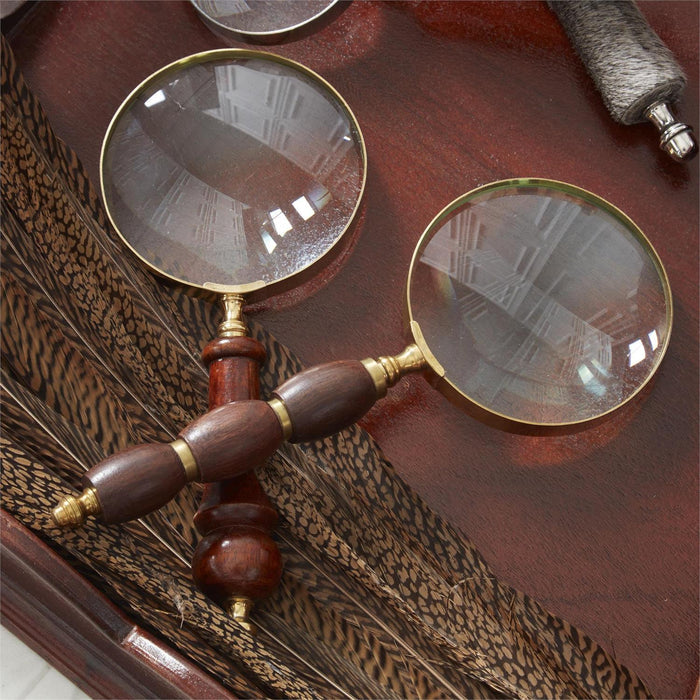 10" Dark Magnifying Glass - Madison's Niche