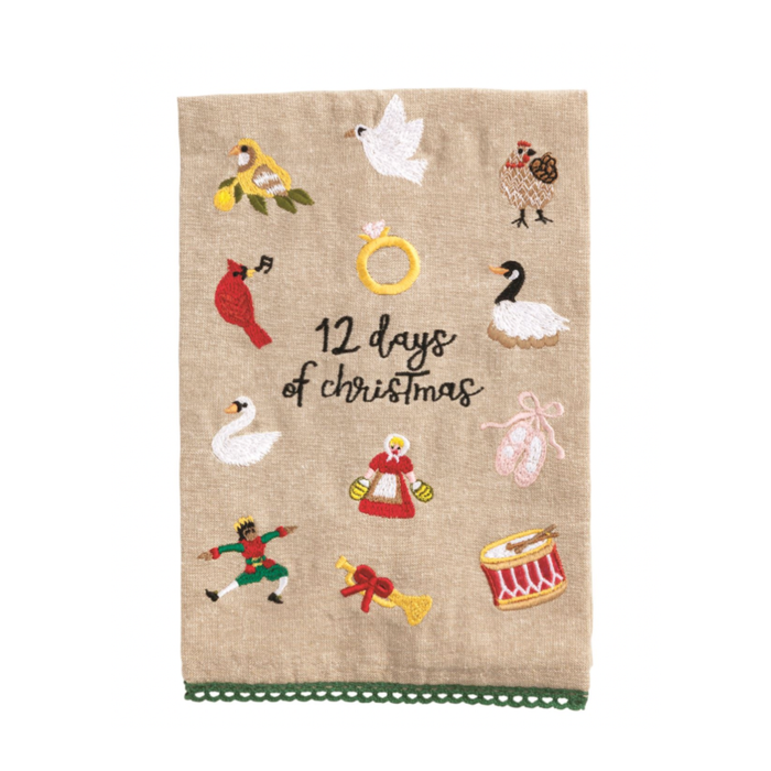 12 Days Of Christmas Towel