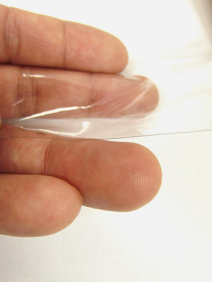 12 Gauge Clear Plastic Vinyl Fabric / Sold By The Yard