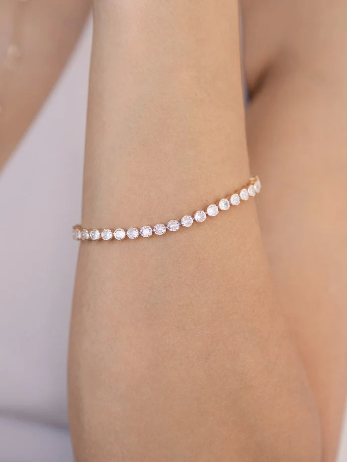 18K Plated Tennis Bracelet - Madison's Niche