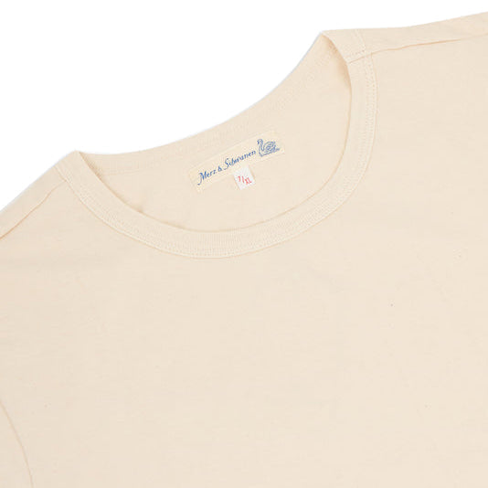215 Loopwheeled Classic Fit Midweight T-Shirt - Nature