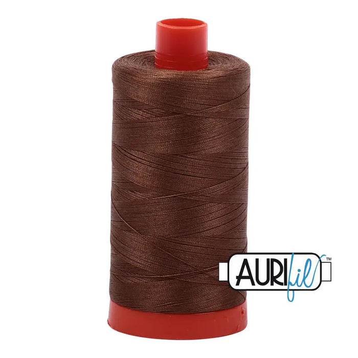 2372 Dark Antique Gold Aurifil Cotton 50wt Large Spool||color:2372 Dark Antique Gold