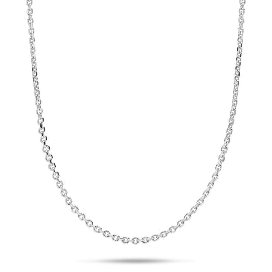 24" Adjustable 1.0mm Cable Chain in Sterling Silver