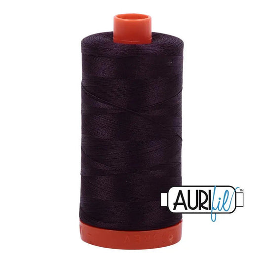 2570 Aubergine Aurifil Cotton 50wt Large Spool||color:2570 Aubrgine