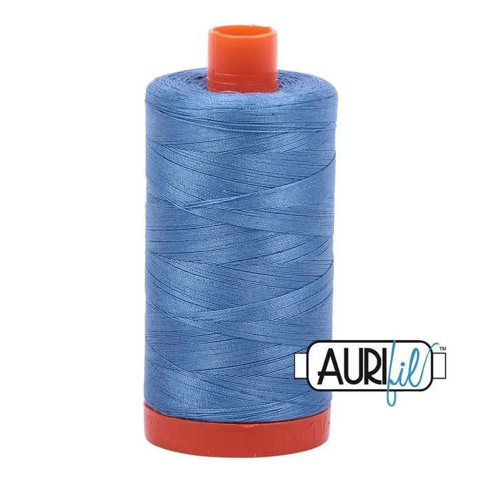 2725 Light Wedgewood Aurifil Cotton 50wt Large Spool||color:2725 Light Wedgewood