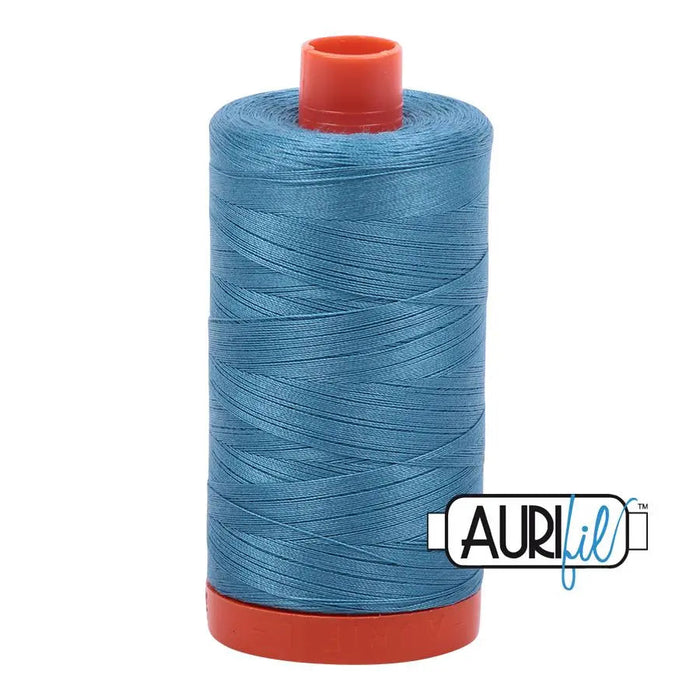 2815 Teal Aurifil Cotton 50wt Large Spool||color:2815 Teal