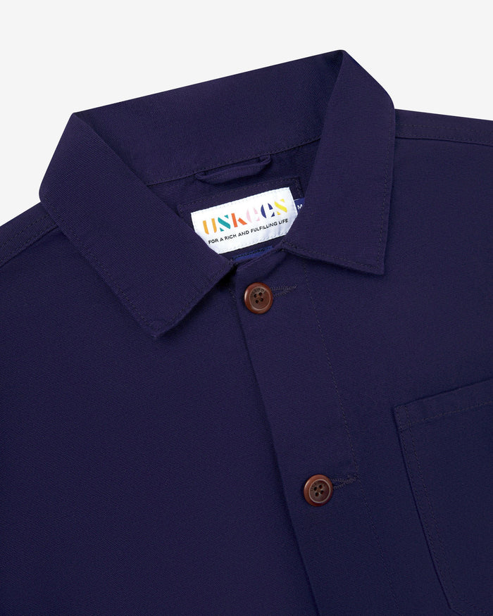 3001 Buttoned Overshirt - Deep Indigo