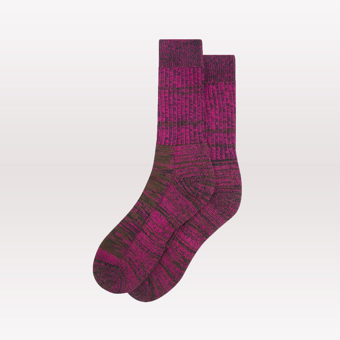 4006 Organic Cotton Sock - Magenta Sunset