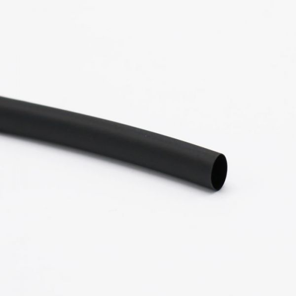 6 Pack PVC Heat Shrink Tubing black 3"