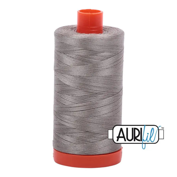 6732 Earl Gray Aurifil Cotton 50wt Large Spool||color:6732 Earl Gray