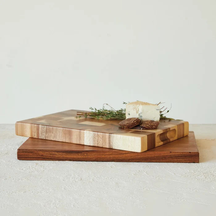 Acacia and Mango Wood Cheese Cutting Board - Madison's Niche