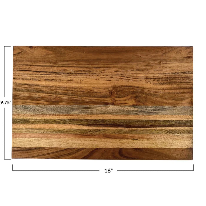 Acacia and Mango Wood Cheese Cutting Board - Madison's Niche