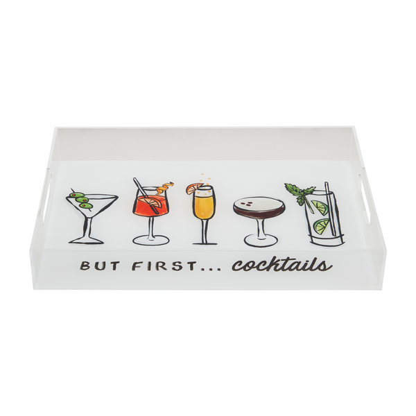 Acrylic Bar Tray - Madison's Niche