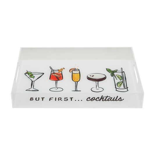Acrylic Bar Tray - Madison's Niche