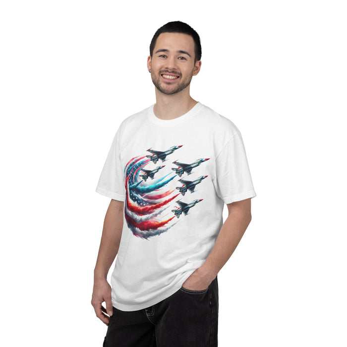 Aerial US flag Display T-Shirt
