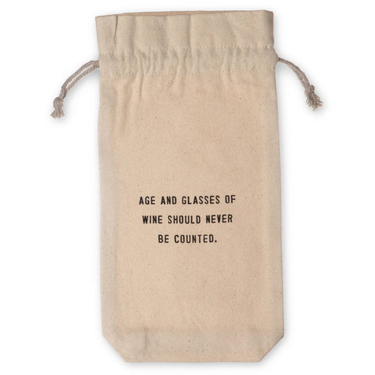 Age and Glasses of Wine Bag - Madison's Niche