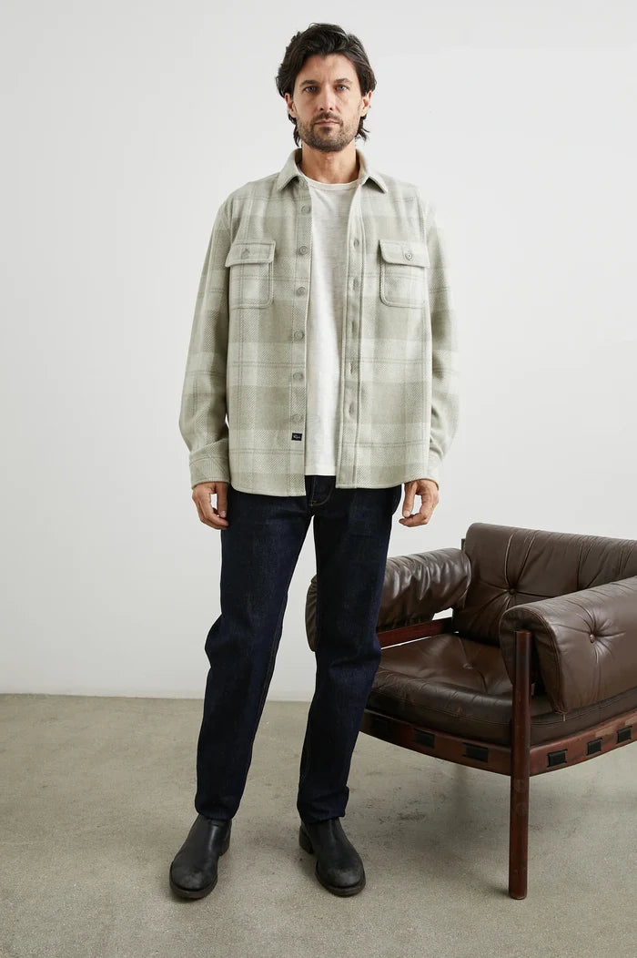 Alder Shacket in Fawn Cream - Madison's Niche