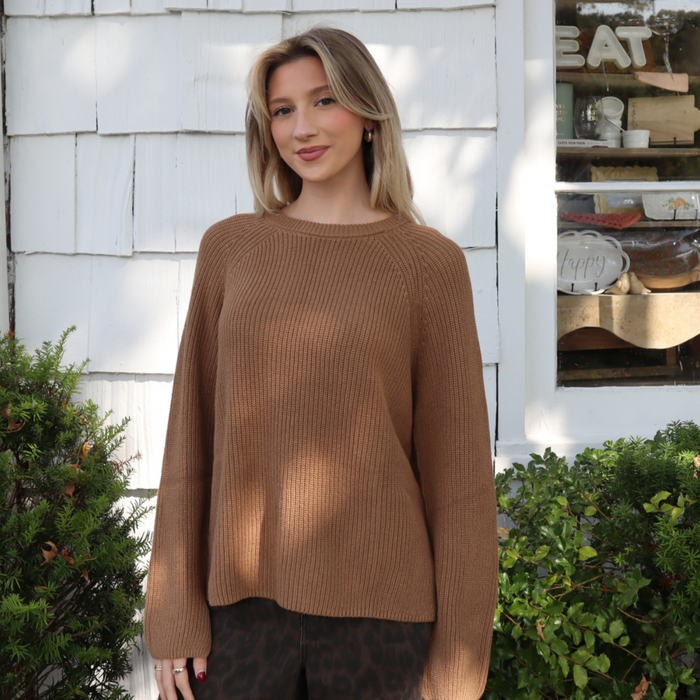 Alice Pullover in Camel - Madison's Niche