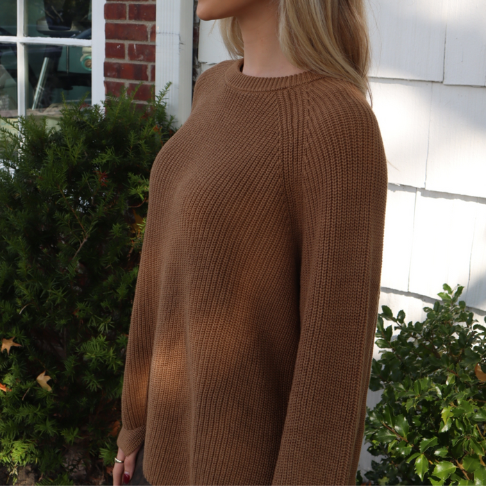 Alice Pullover in Camel - Madison's Niche