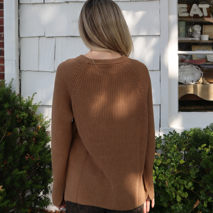 Alice Pullover in Camel - Madison's Niche