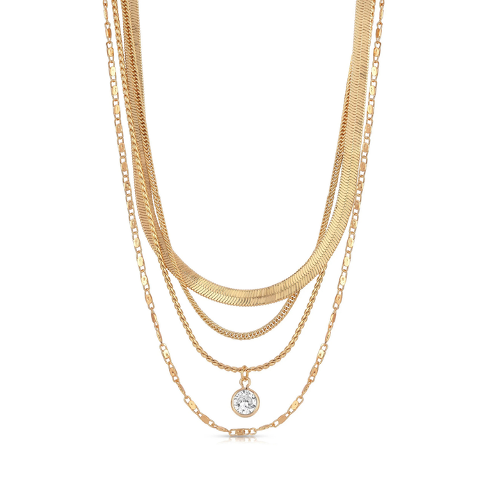 All the Chains Layered Necklace - Madison's Niche