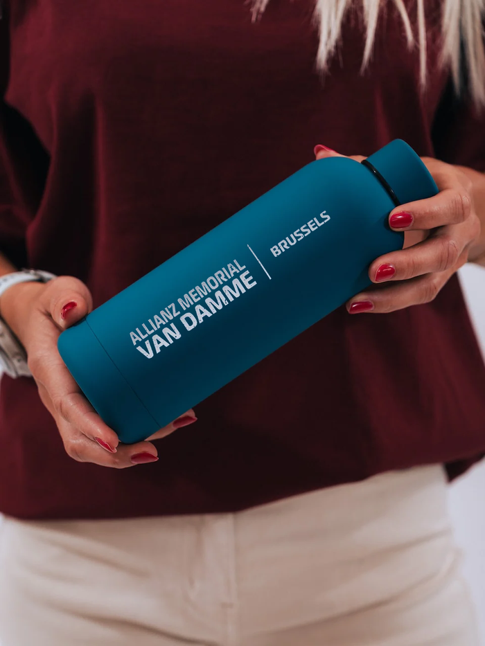 Allianz Memorial Van Damme - Matt Insulated Bottle 500ml - Blue