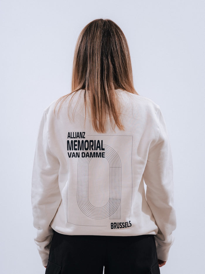 Allianz Memorial Van Damme - Sweater Track&Field - Off-white/navy