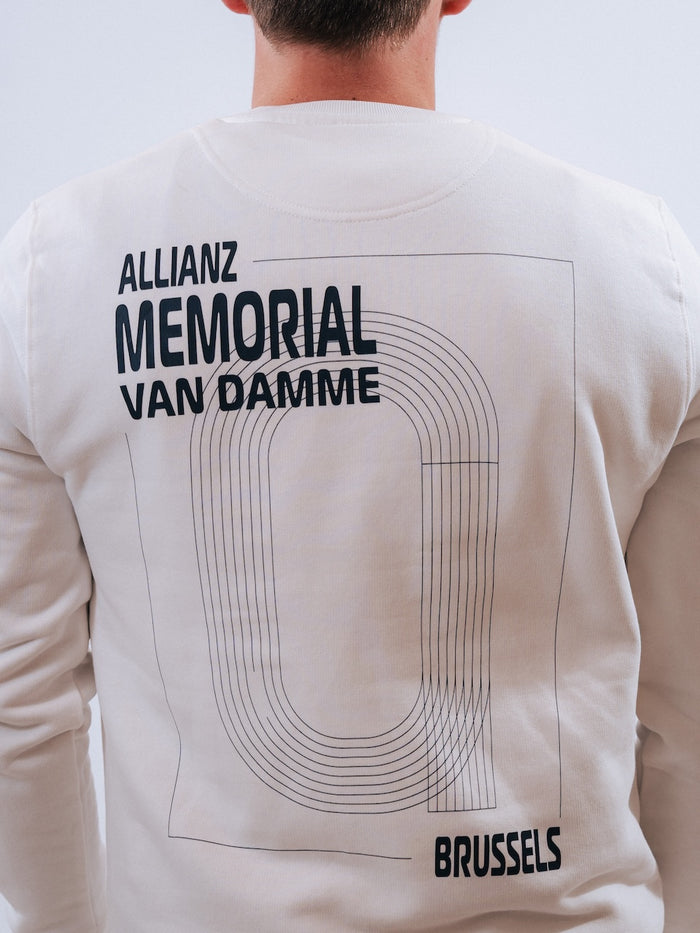 Allianz Memorial Van Damme - Sweater Track&Field - Off-white/navy