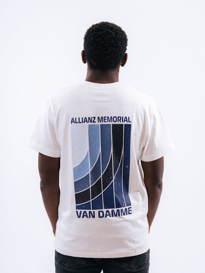 Allianz Memorial Van Damme - T-shirt Track - Off-white/blue