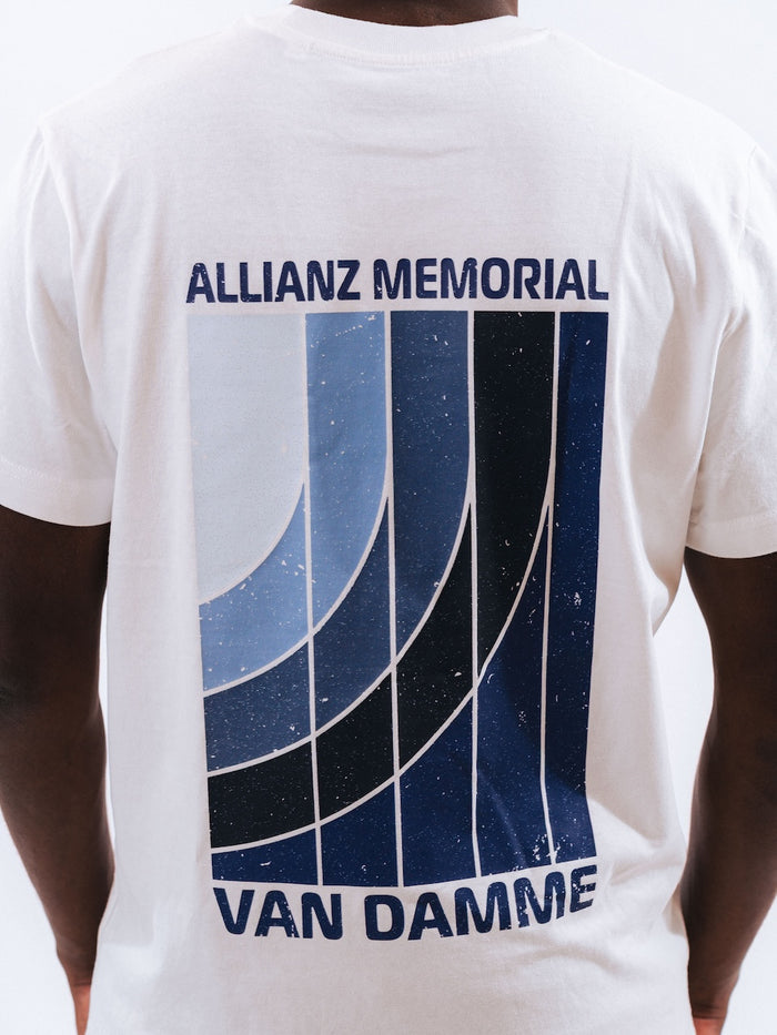 Allianz Memorial Van Damme - T-shirt Track - Off-white/blue