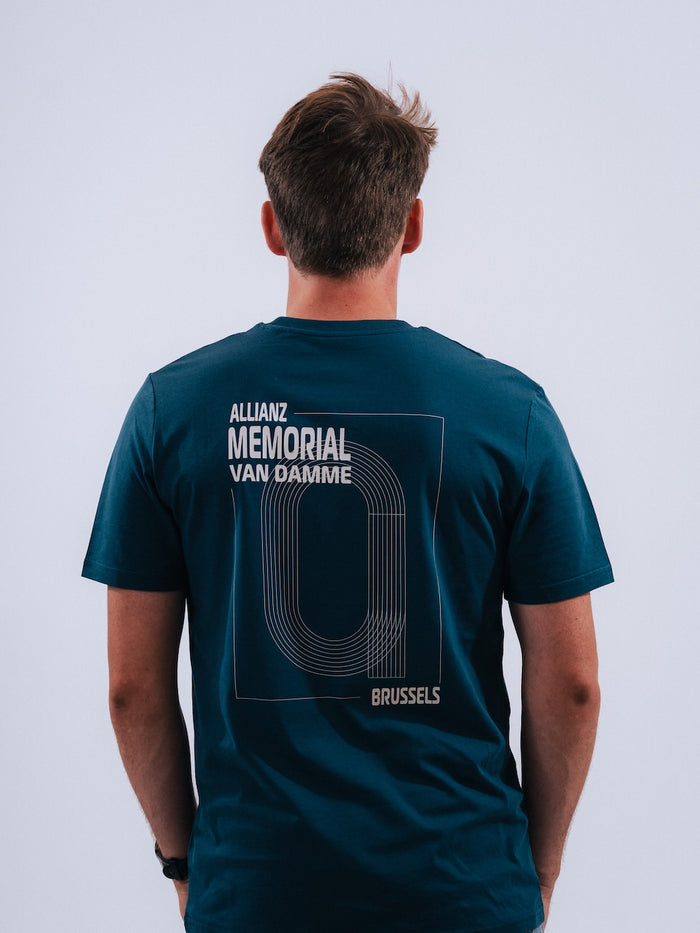 Allianz Memorial Van Damme - T-shirt Track&Field - Deep teal