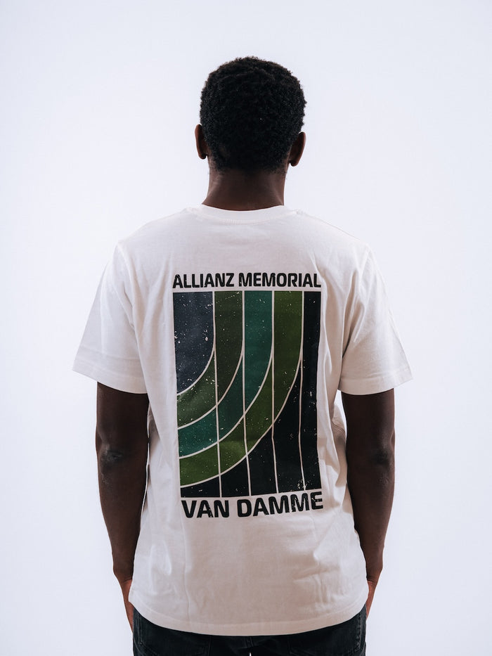Allianz Memorial Van Damme -T-shirt Track - Off-white/green