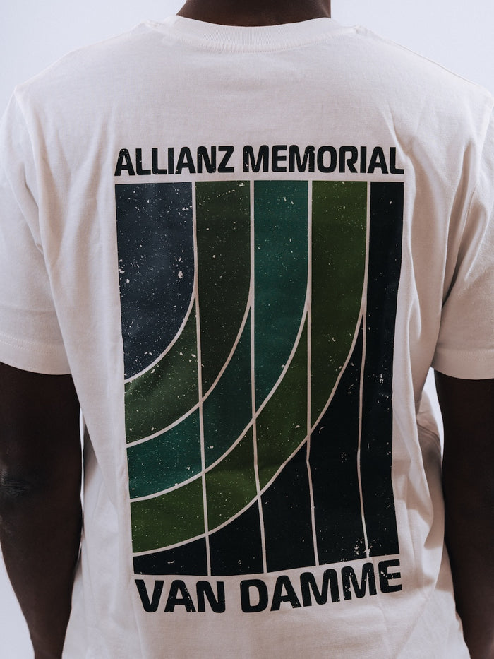 Allianz Memorial Van Damme -T-shirt Track - Off-white/green