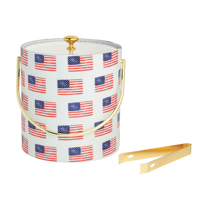 American Flag Ice Bucket Set - Madison's Niche