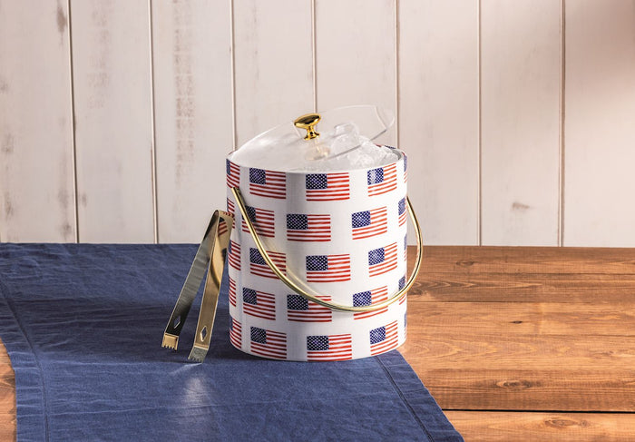 American Flag Ice Bucket Set - Madison's Niche