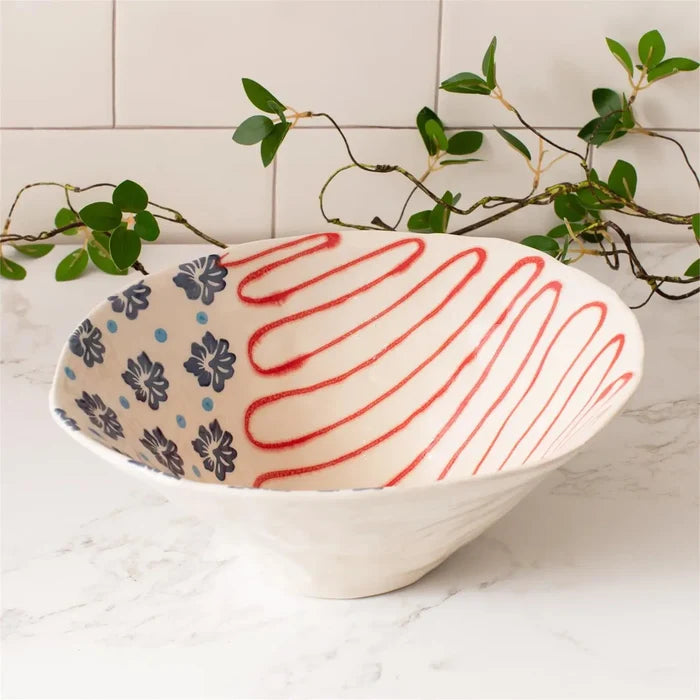 Americana Art Serving Bowl - Madison's Niche