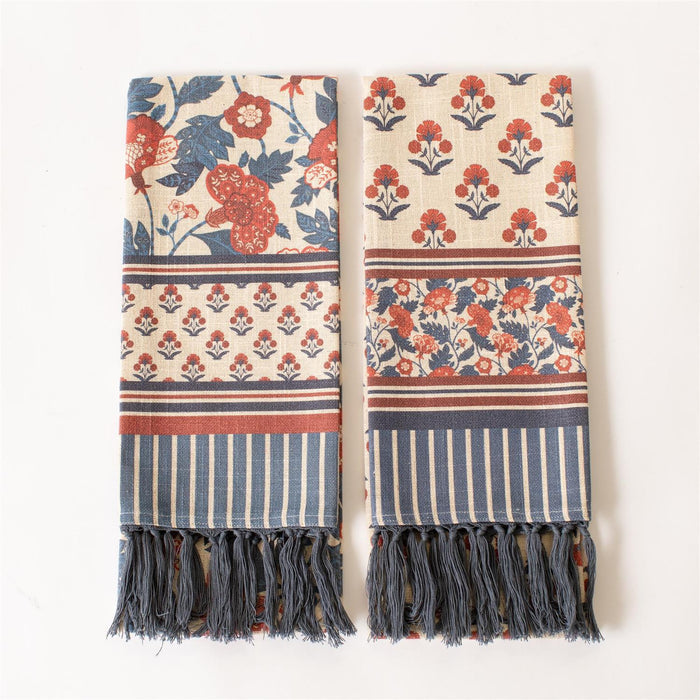 Americana Floral Tea Towel - Madison's Niche