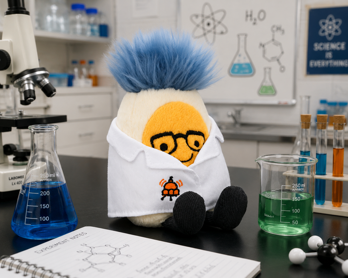 Amuseables Boiled Egg Scientist Outfit