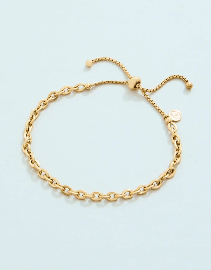 Anchored Slide Bracelet in Gold - Madison's Niche