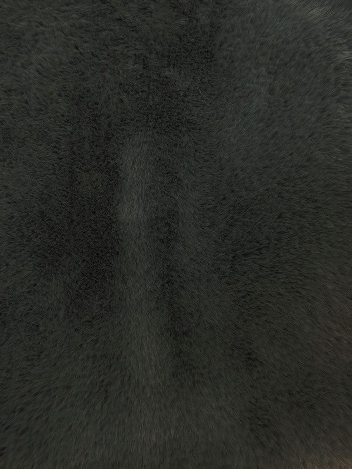 Arctic Rabbit Minky / Charcoal