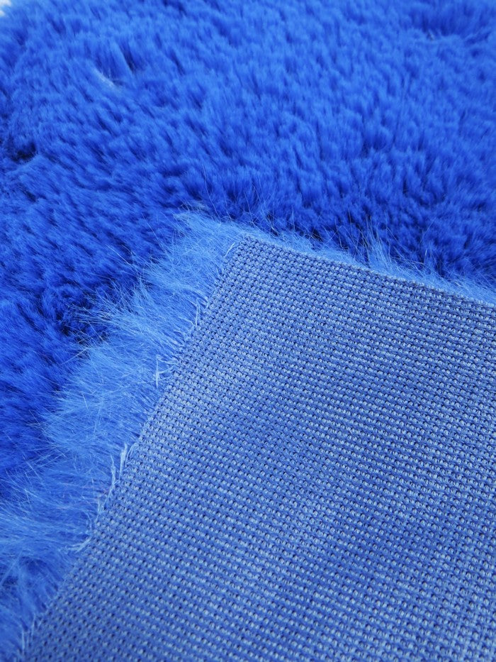 Arctic Rabbit Minky / Royal Blue