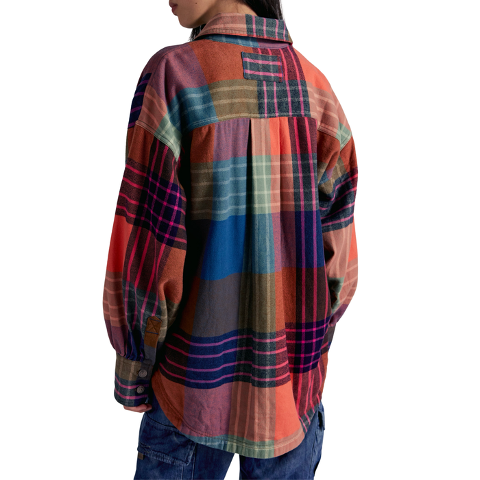 Ashley Plaid Shirt in Ginger