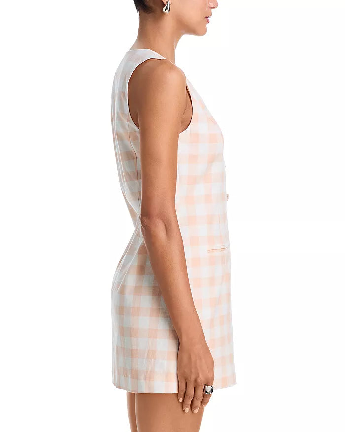 Aspen Gingham Mini Dress - Madison's Niche
