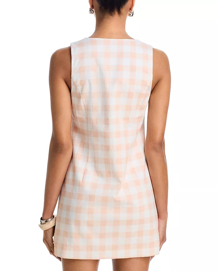 Aspen Gingham Mini Dress - Madison's Niche