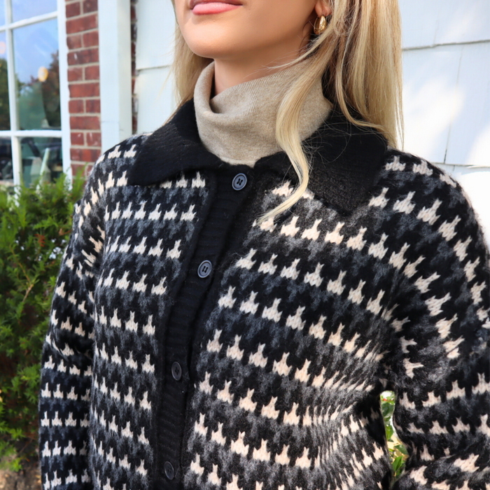 Atla Cardigan in Black - Madison's Niche