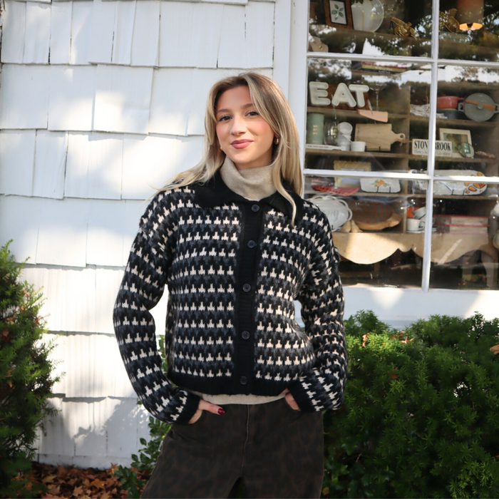 Atla Cardigan in Black - Madison's Niche