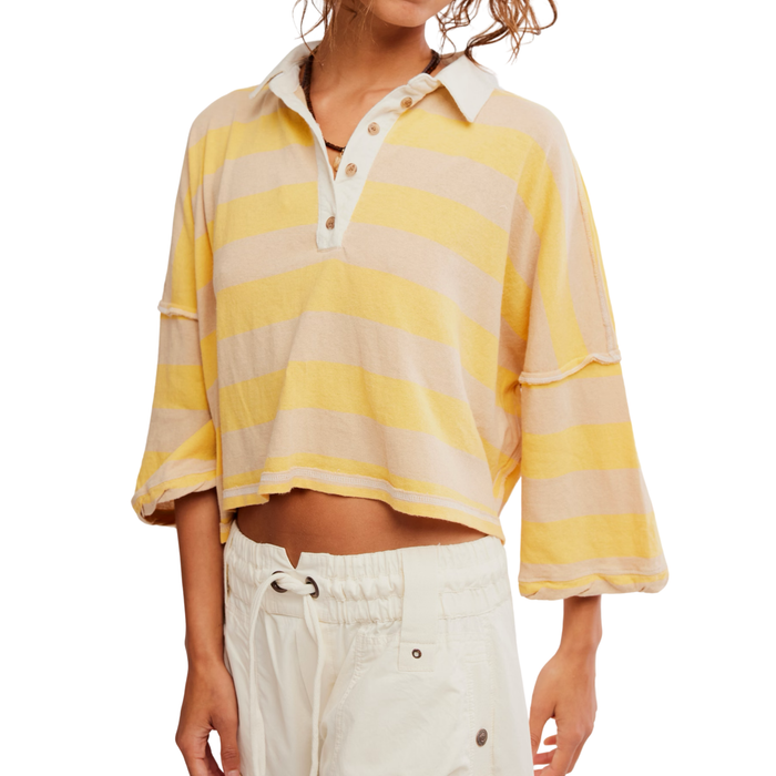 Auggie Tee in Yellow - Madison's Niche