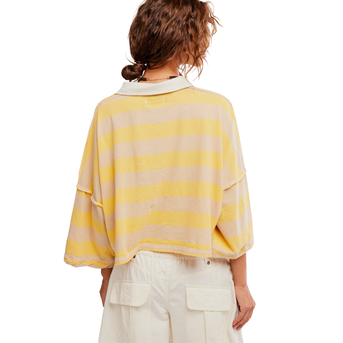 Auggie Tee in Yellow - Madison's Niche