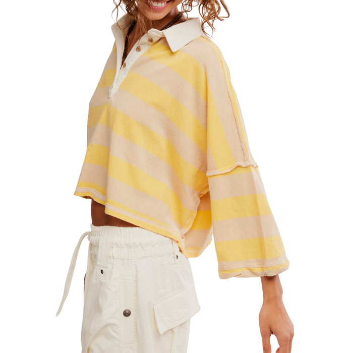 Auggie Tee in Yellow - Madison's Niche