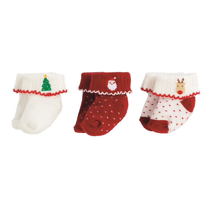 Baby Girl Christmas Sock Set